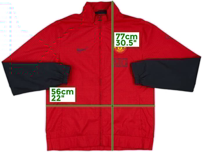 2008-09 Manchester United Nike Track Jacket - 8/10 - (L)