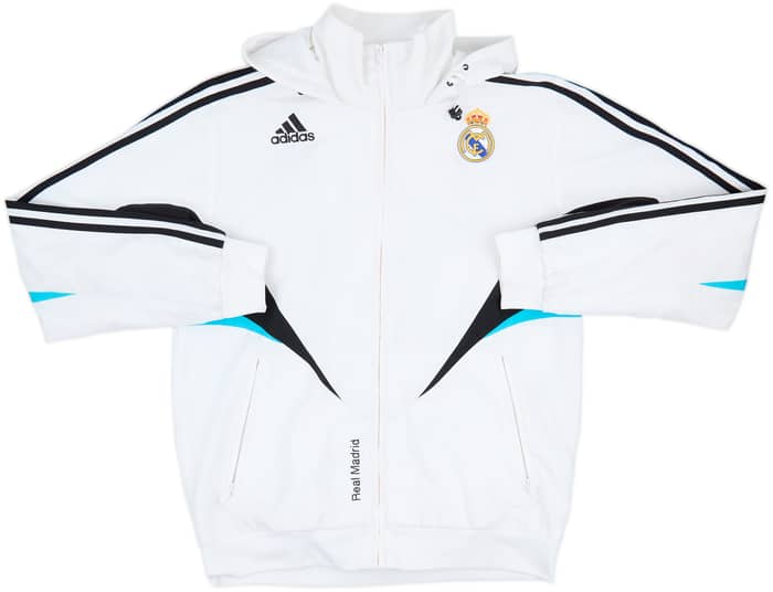2008-09 Real Madrid Hooded adidas Track Jacket - 8/10 - (M)