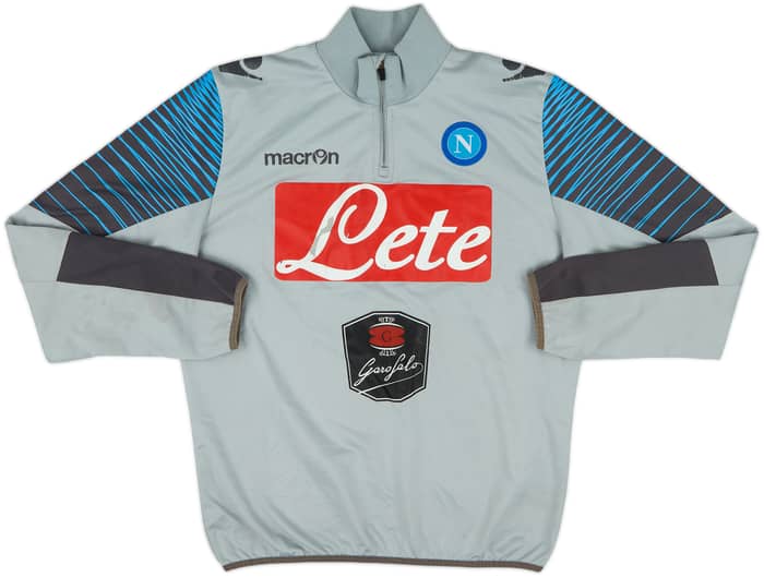 2014-15 Napoli Macron Training Top - 6/10 - (L)