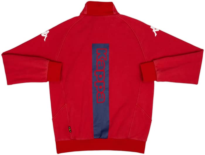 2014-15 Cagliari Kappa 1/4 Zip Training Top - 8/10 - (XL)