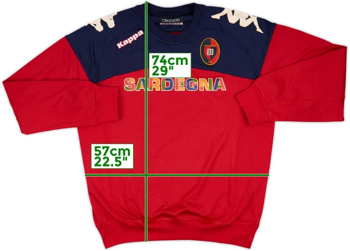 2012-13 Cagliari Kappa Sweat Top - 6/10 - (XXL)