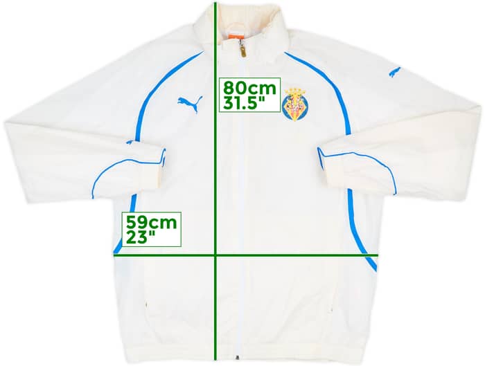 2011-12 Villarreal Puma Hooded Rain Jacket - 5/10 - (L)