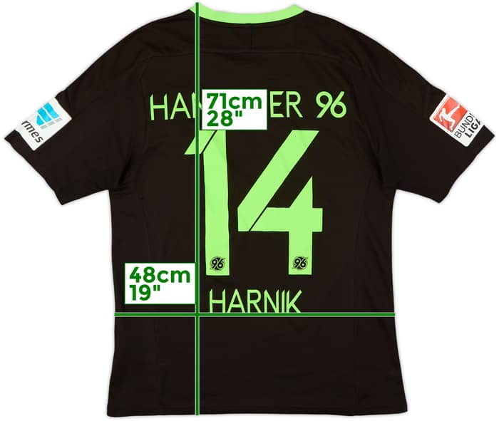 2016-17 Hannover 96 Away Shirt Harnik #14 - 5/10 - (S)