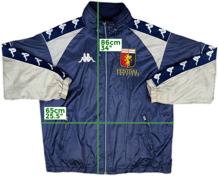 1998-01 Genoa Kappa Hooded Rain Coat - 8/10 - (XL)