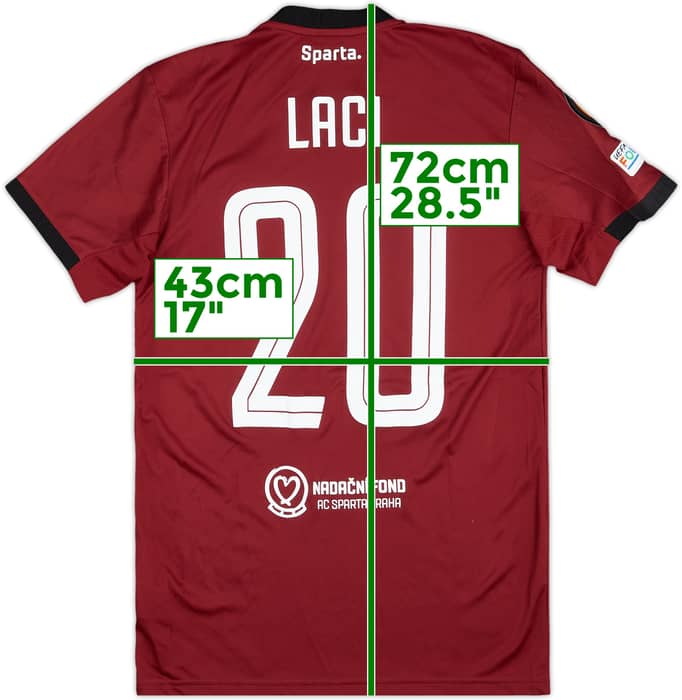 2023-24 Sparta Prague Match Issue Home Shirt Laci #20