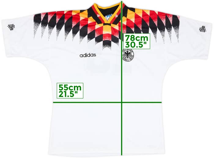 1994 Germany Match Issue Home Shirt #13 (Riedle)