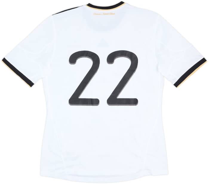 2010-11 Germany Squad Signed Home Shirt #22 - 8/10 - (L)