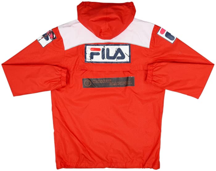 2012-13 Morecambe Fila Hooded Rain Jacket - 6/10 - (S)