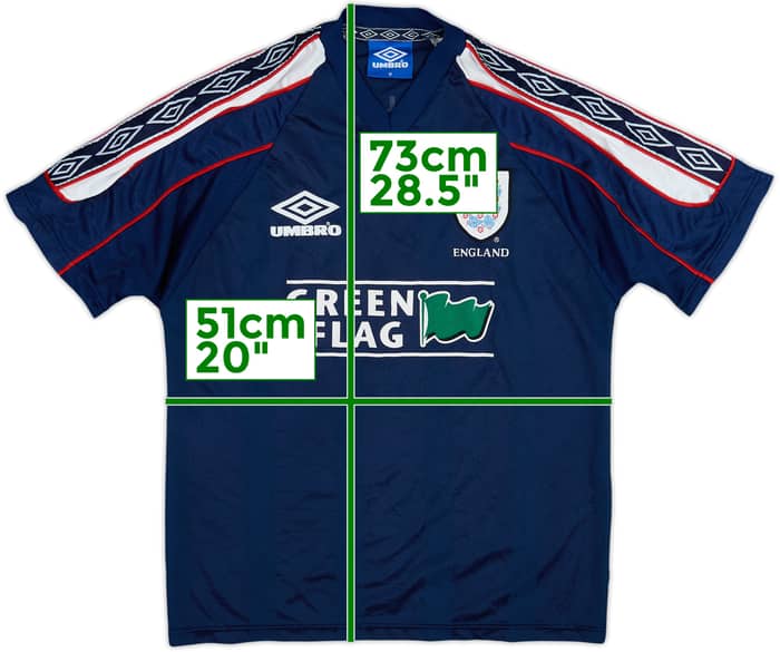 1998-00 England Umbro Training Shirt - 10/10 - (M)