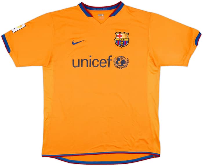 2006-08 Barcelona Away Shirt Ronaldinho #10 - 10/10 - (L)