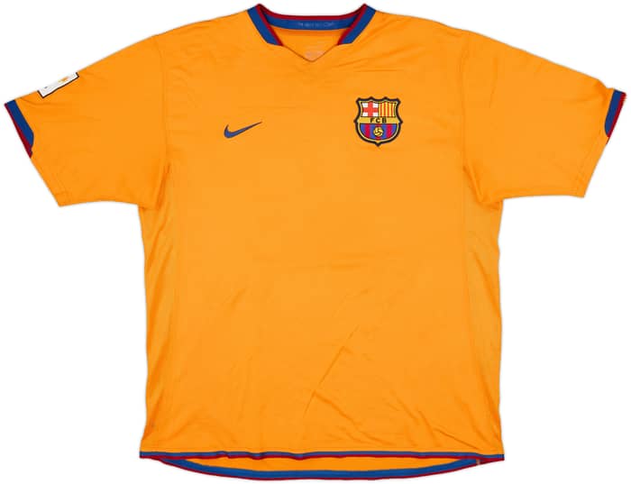 2006-08 Barcelona Away Shirt Ronaldinho #10 - 6/10 - (L)
