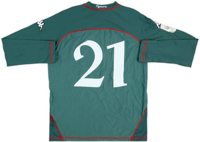 2004 Wales Match Issue GK Shirt #21