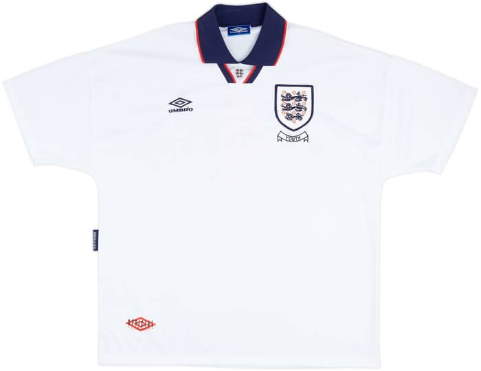 1993-94 England Youth Match Issue Home Shirt #4