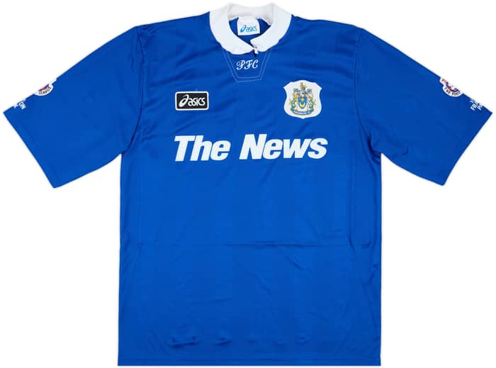 1995-96 Portsmouth Match Issue Home Shirt #7