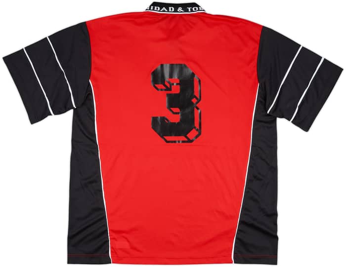 2001 Trinidad & Tobago Match Issue Home Shirt #3 (Cox)