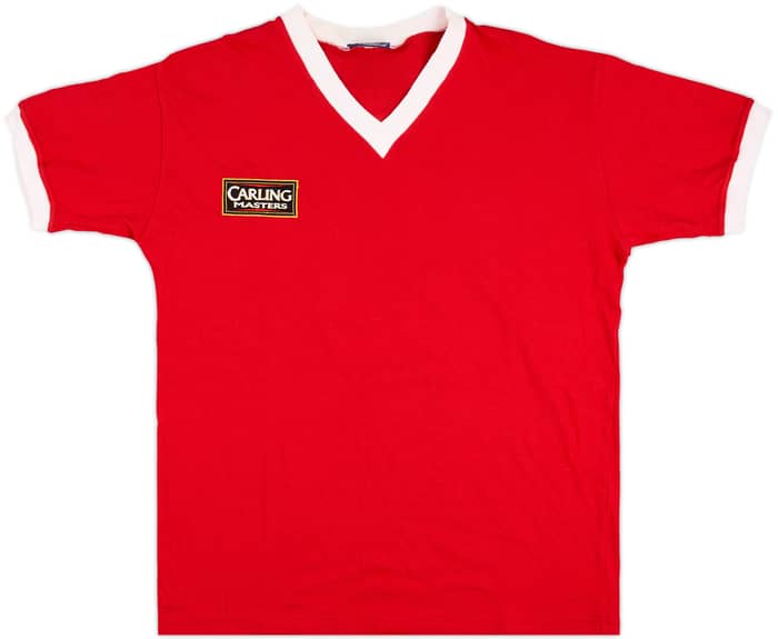 1999-00 Wales Masters Football Match Issue Home Shirt Flynn #6