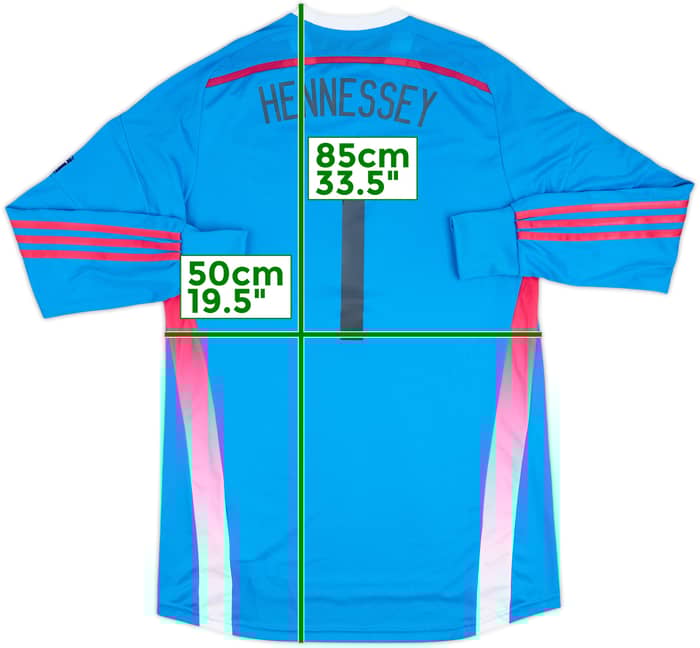 2014 Wales Match Issue GK Shirt Hennessey #1