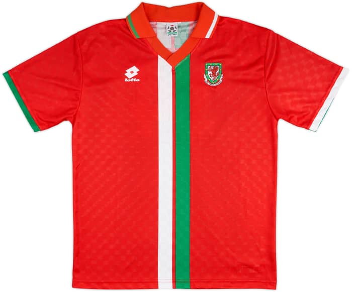 1996-97 Wales Match Issue Home Shirt #14