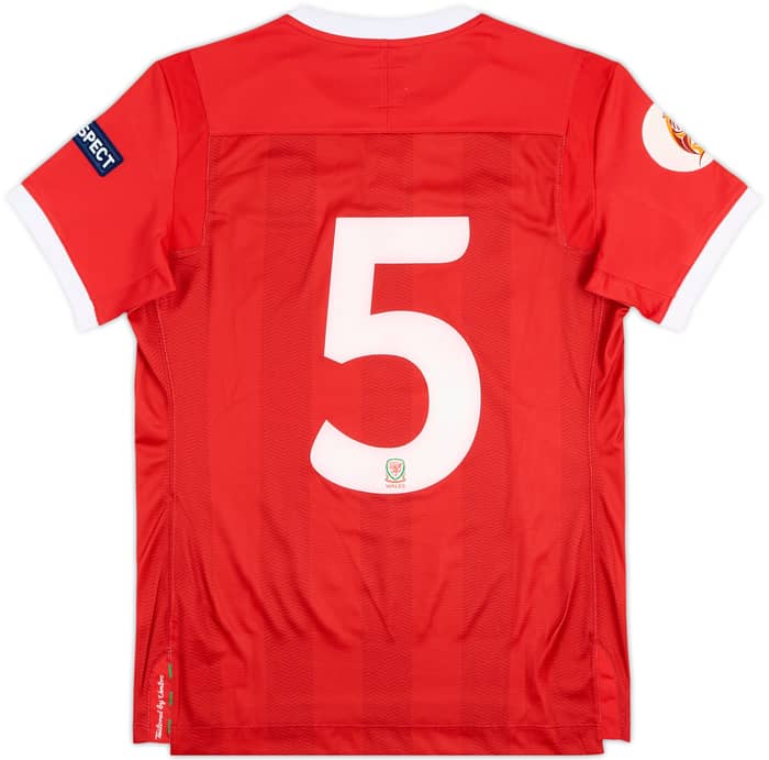 2012 Wales Women's Match Issue Home Shirt #5 (Jones)