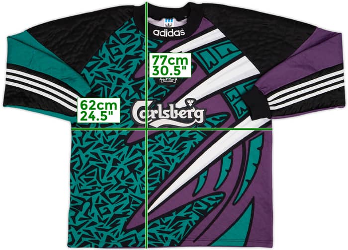 1995-96 Liverpool GK Shirt - 7/10 - (L)