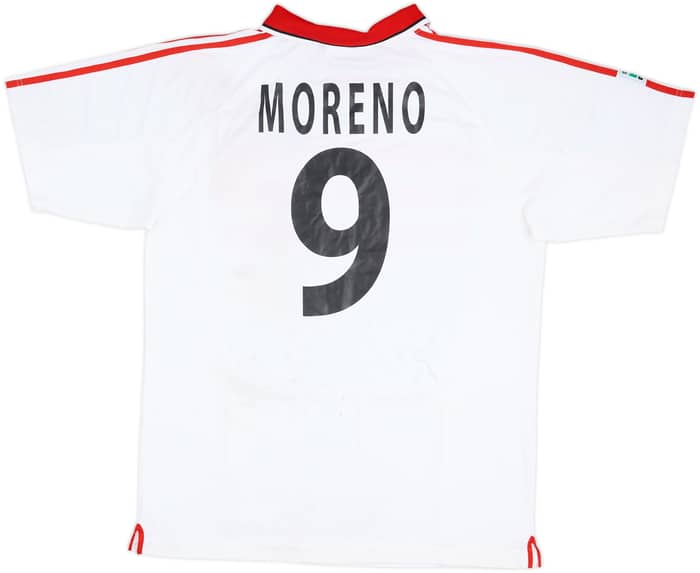 2001-02 DC United Match Issue Away Shirt Moreno #9