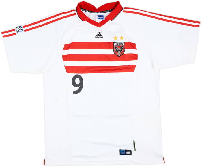 2001-02 DC United Match Issue Away Shirt Moreno #9