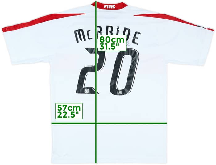 2003-04 Chicago Fire Signed Home Shirt McBride #20