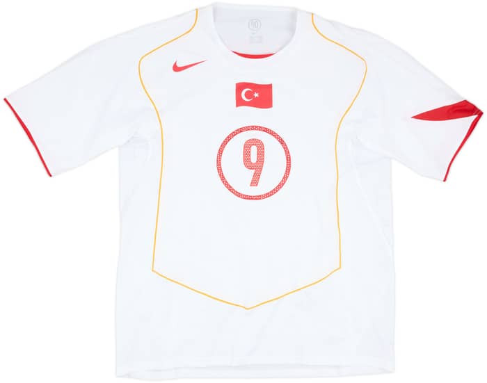 2004-06 Turkey Player Issue Away Shirt Hakan Sukur #9