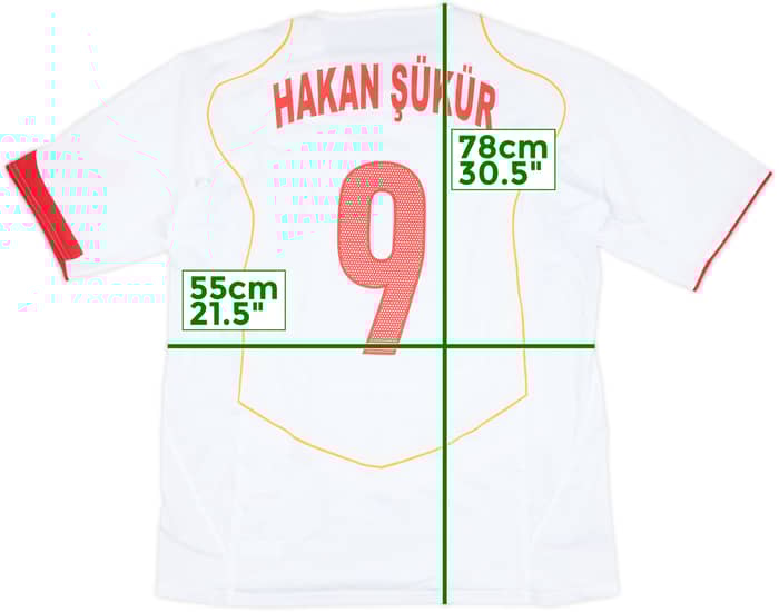 2004-06 Turkey Player Issue Away Shirt Hakan Sukur #9