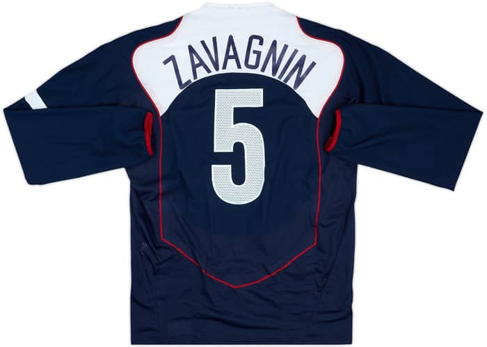 2004-05 USA Match Issue Away L/S Shirt Zavagnin #5