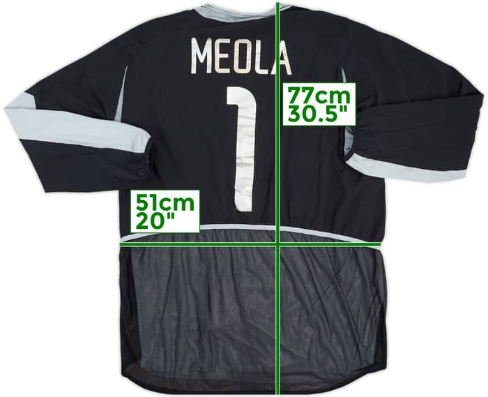 2002 USA Match Issue GK Shirt Meola #1