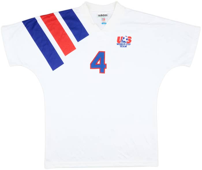 1992-94 USA Match Issue Home Shirt #4