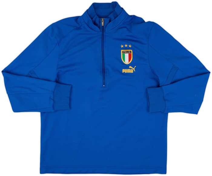 2004-06 Italy Puma 1/2 Zip Drill Top - 8/10 - (L)