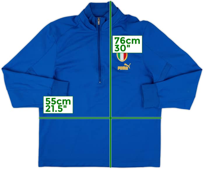 2004-06 Italy Puma 1/2 Zip Drill Top - 8/10 - (L)