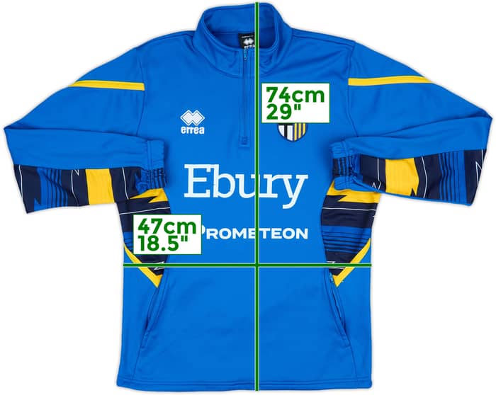 2017-18 Parma Errea 1/4 Zip Drill Top - 6/10 - (M)