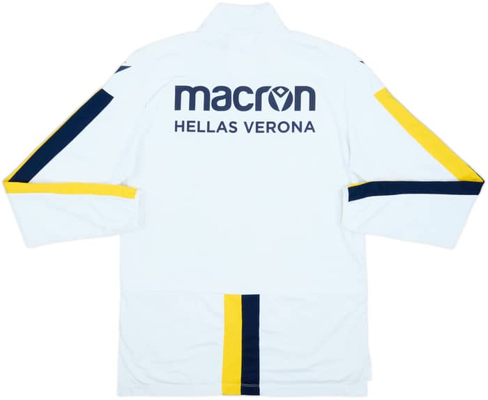 2019-20 Hellas Verona Macron 1/4 Zip Drill Top - 8/10 - (L)