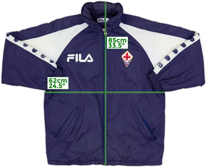 1999-00 Fiorentina Fila Padded Bench Coat - 6/10 - (S)