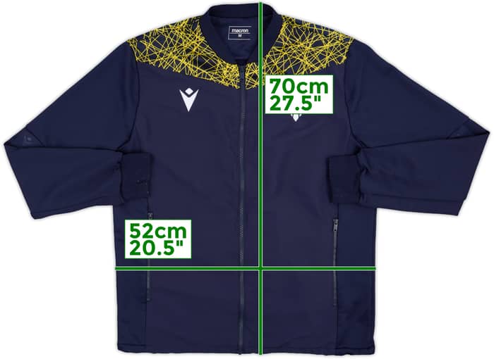 2021-22 Hellas Verona Macron Track Jacket - 10/10 - (M)