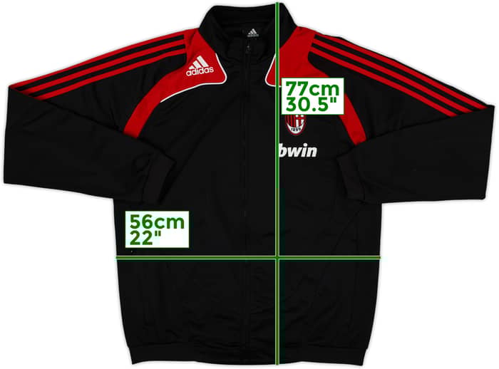 2008-09 AC Milan adidas Track Jacket - 8/10 - (M/L)