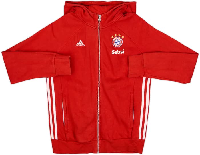 2016-17 Bayern Munich Fanclub adidas Hooded Track Jacket - 8/10 - (S.Boys)