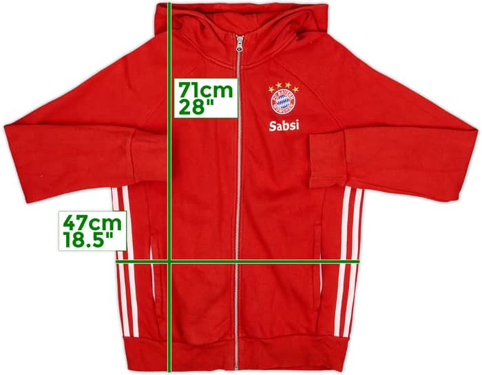2016-17 Bayern Munich Fanclub adidas Hooded Track Jacket - 8/10 - (S.Boys)