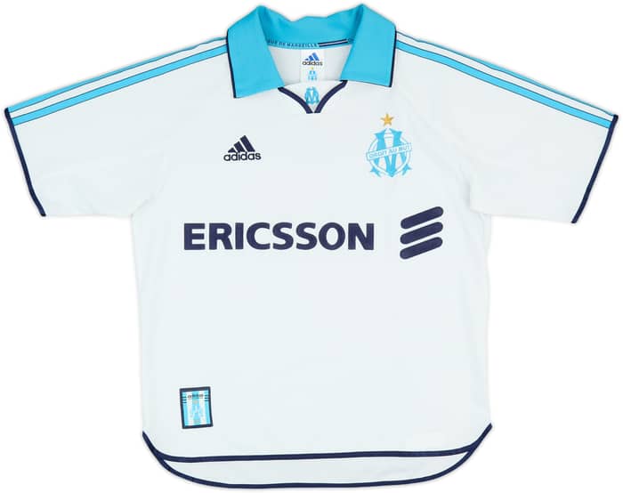 1999-00 Olympique Marseille Home Shirt - 8/10 - (Y)