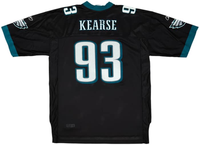 2005-06 Philadelphia Eagles Kearse #93 Reebok On Field Alternate Jersey - 8/10 - (XL)