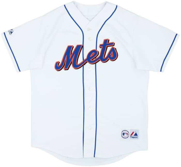 2004-08 New York Mets Wright #5 Majestic Home Jersey - 6/10 - (L)