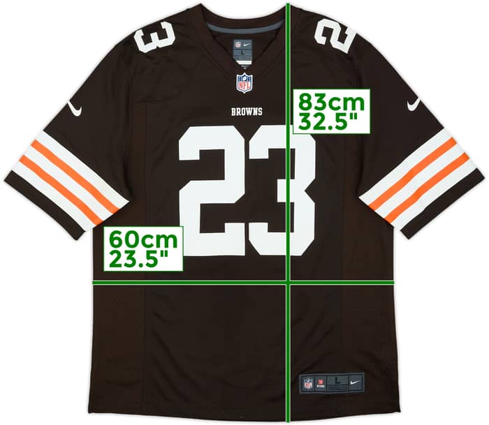 2012-14 Cleveland Browns Haden #23 Nike Game Home Jersey - 7/10 - (L)