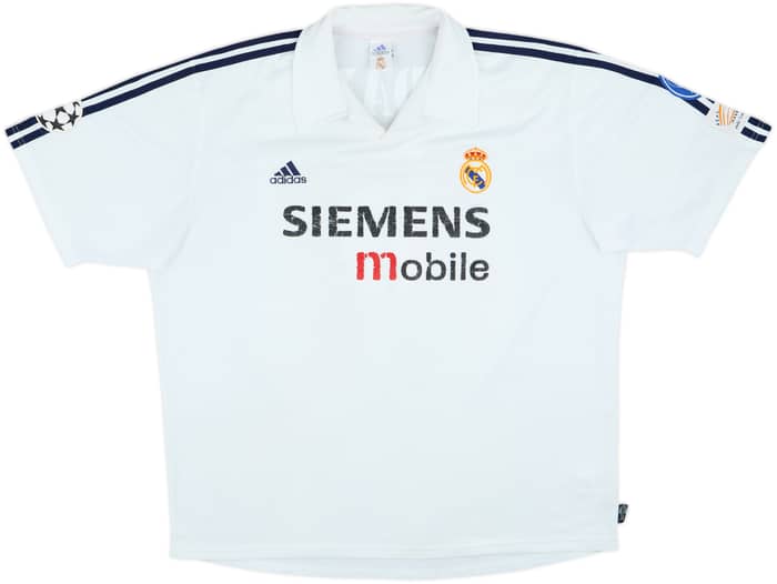 2002-03 Real Madrid Centenary Home Shirt Zidane #5 - 5/10 - (XXL)