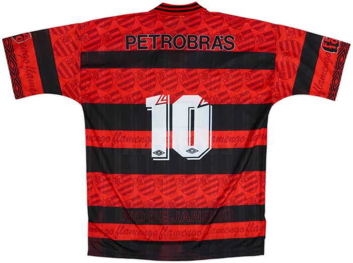 1995-96 Flamengo Centenary Home Shirt #10 - 7/10 - (XXL)