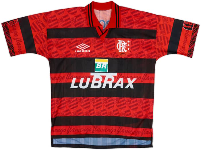 1995-96 Flamengo Centenary Home Shirt #10 - 7/10 - (XXL)