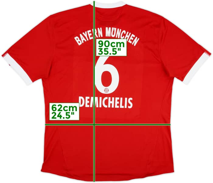 2009-10 Bayern Munich Home Shirt Demichelis #6 - 6/10 - (3XL)