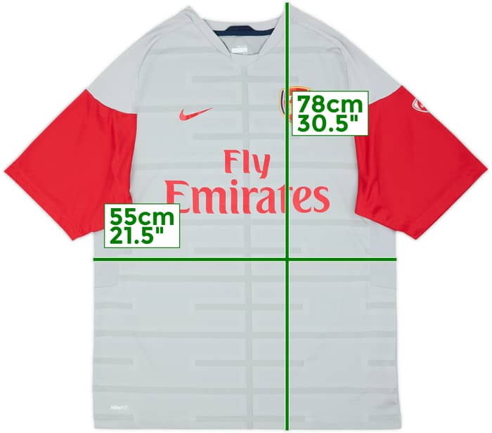 2009-10 Arsenal Nike Training Shirt - 7/10 - (L)